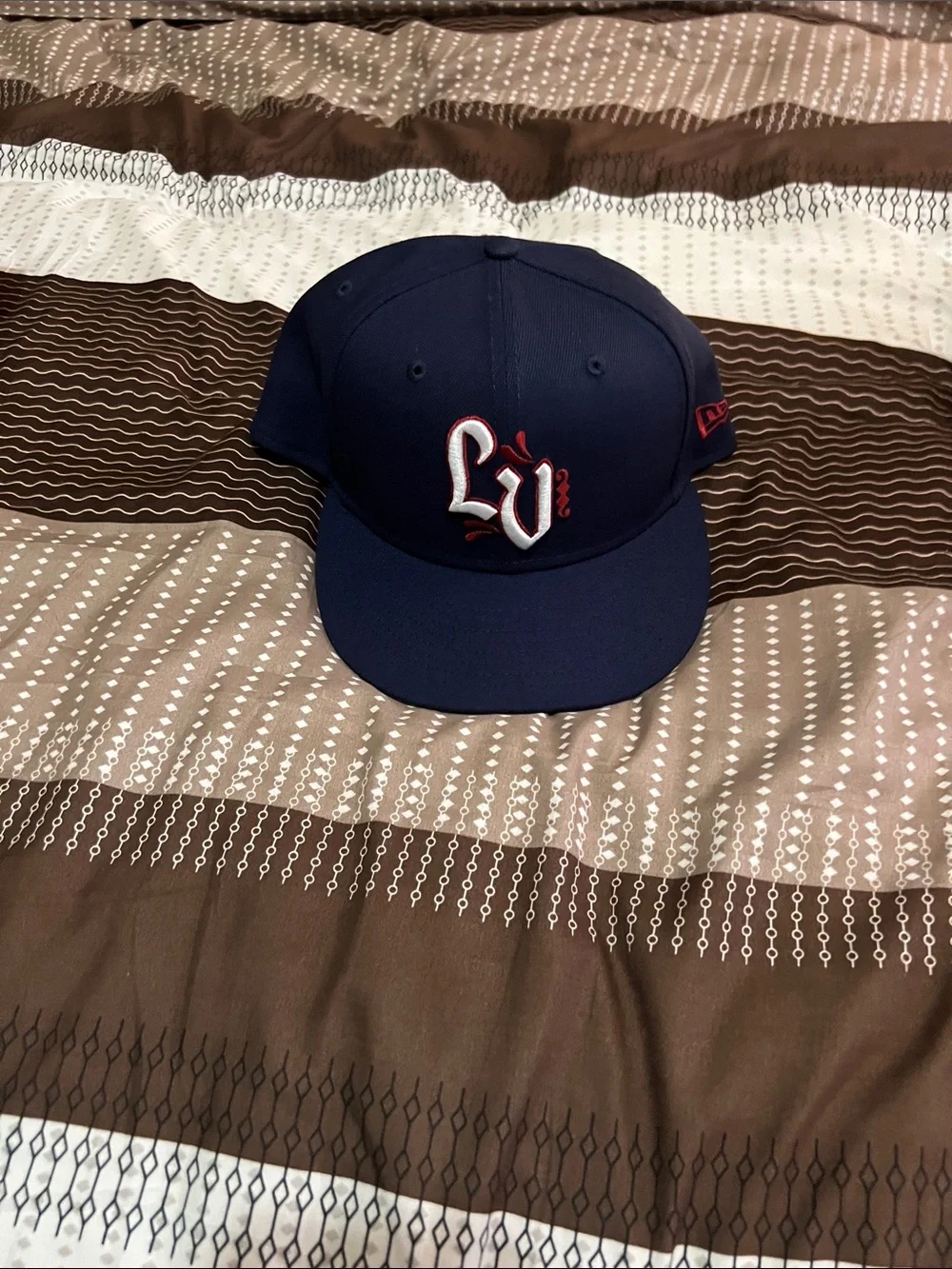 Lehigh Valley Iron pigs Fitted Hat with Red & White Embroidered Logo